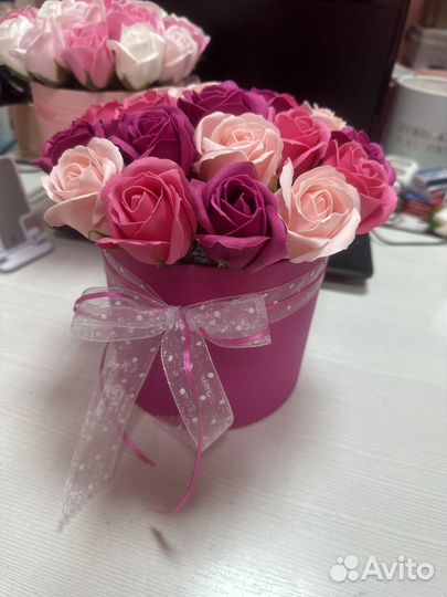 Букет мыльных роз