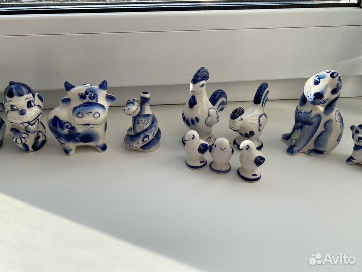 Коллекционные фигурки Гжель