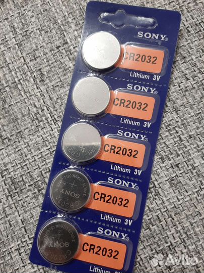 Батарейки Sony CR2032