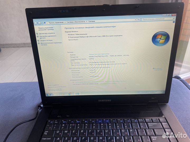 Ноутбук Samsung R60 plus