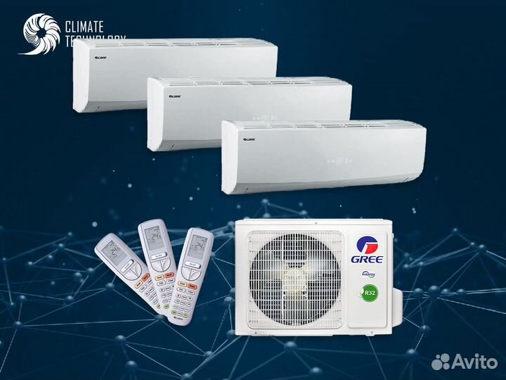 Кондиционер gree lomo R32