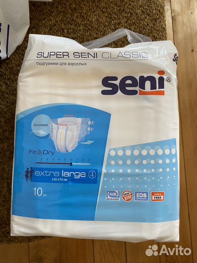 Памперсы для взрослых seni 4