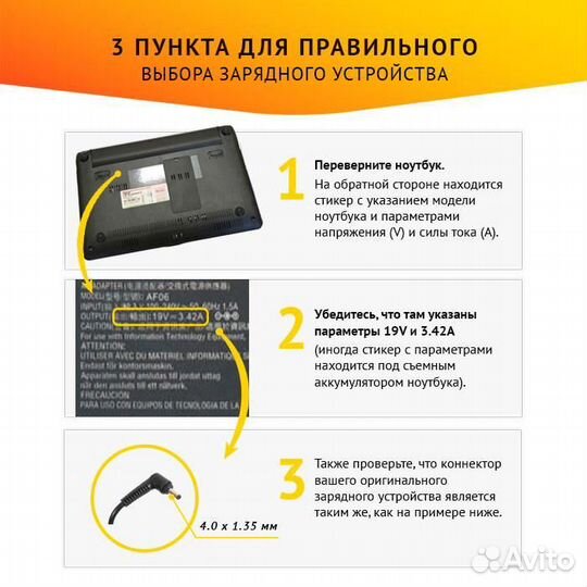 Блок питания Asus ADP-65AW