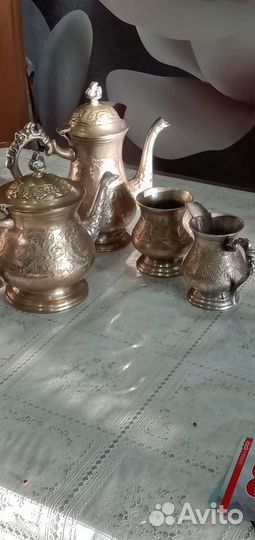 Сервиз Чайно-кофейный пр-ва. индия 70х годов