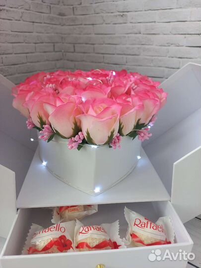 Букет из мыльных цветов