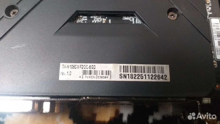 Видеокарта gtx 1060 6gb Gigabite