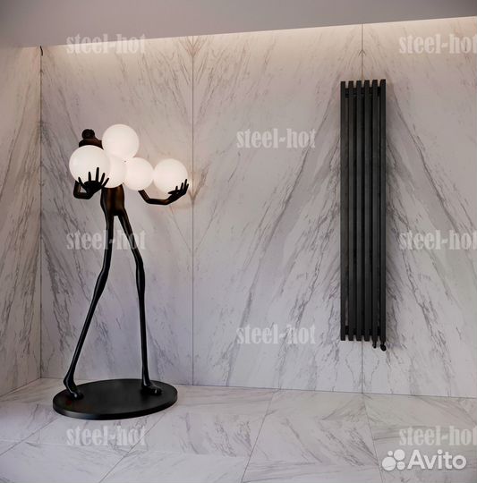 Трубчатый дизайн радиатор отопления Steel