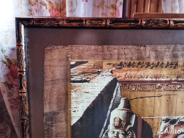Картина на папирусе,новая (произв. Египет) 104х75с