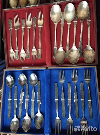 Мельхиор мнц СССР, Каштан, ст. ложки