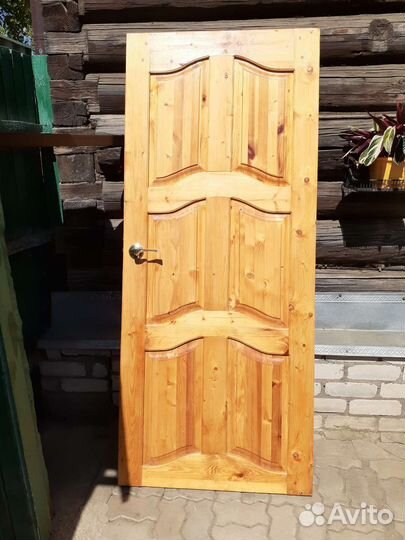 Дверь входная деревянная бу