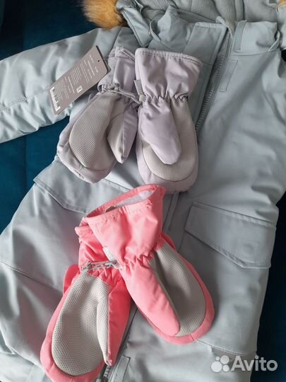 Варежки краги зимние 2-4года