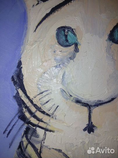 Интерьерные Картины Тигры Холст Масло Живопись