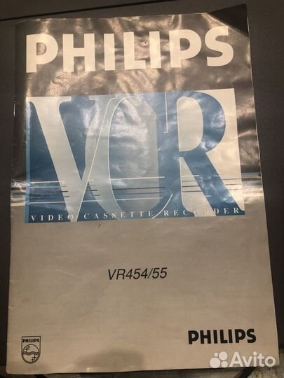 Видеомагнитофон philips vr455/55