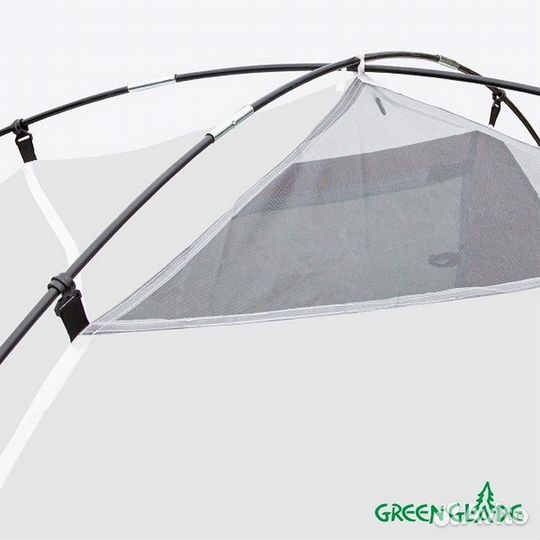 Палатка 3-х местная двухслойная с тамбуром (новая)