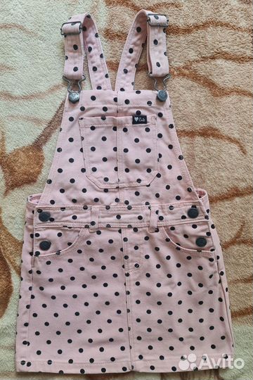 Джинсовый сарафан 110-116