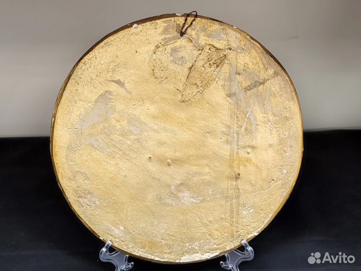 Панно Ангел Адам и Ева гипс 27,5 см