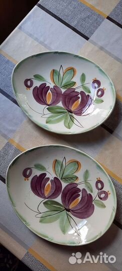 Блюдо овальное большое СССР зик (Новое)