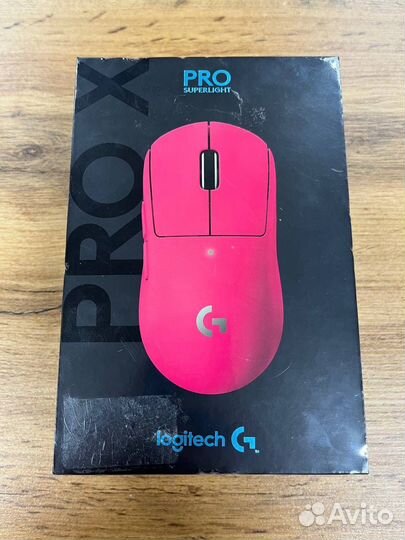 Беспроводная мышь Logitech pro x розовый