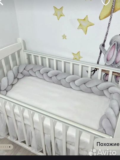 Бортики в детскую кроватку