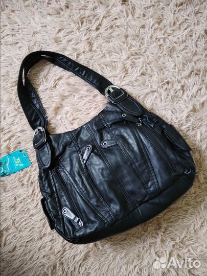 Сумка женская кожаная