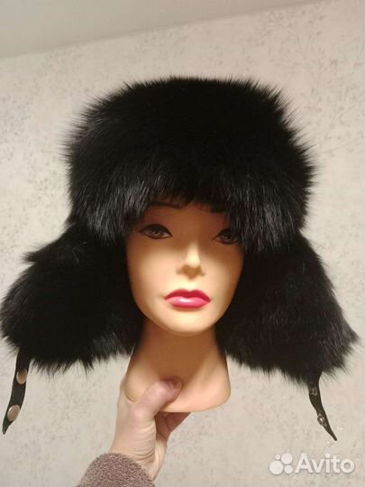 Шапка ушанка женская