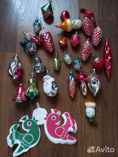 Елочные игрушки СССР и гдр 70-е годы