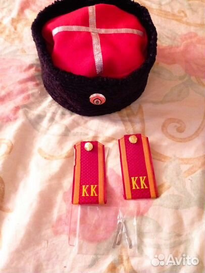 Кубанка с погонами