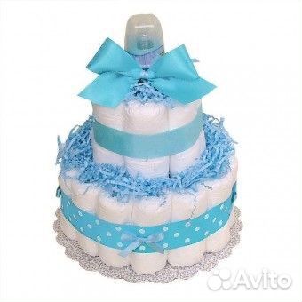 Торт из памперсов торт из подгузников