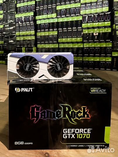 Видеокарта Palit GTX1070 GameRock 8GB