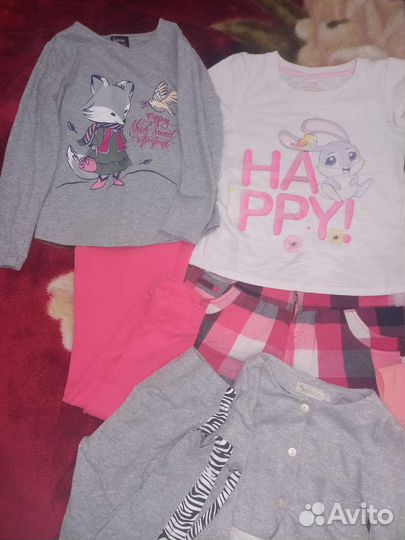 Вещи пакетом на девочку 122-128