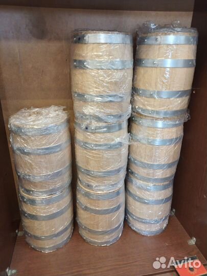 Бочка деревянная