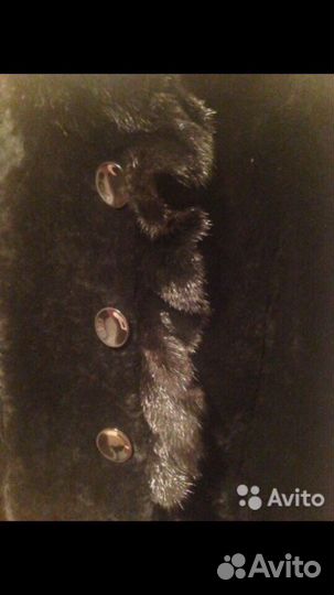 Шуба мутон норка