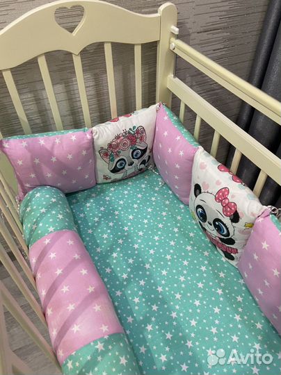 Бортики на кроватку