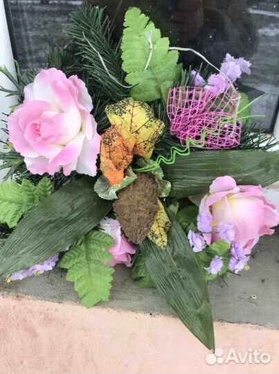 Композиции из искусственных цветов