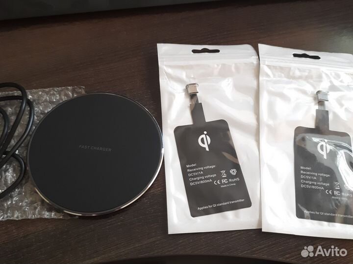 Беспроводная зарядка type-C, комплект