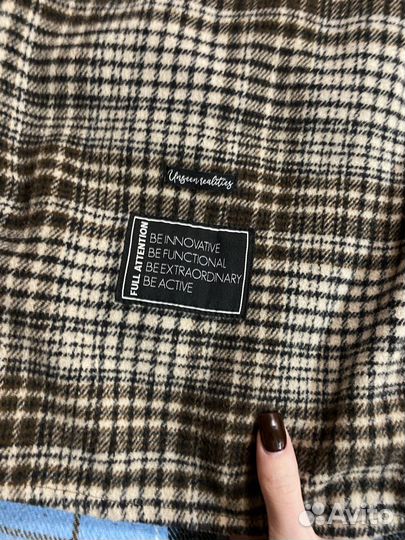 Рубашка в клетку bershka