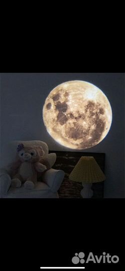 Лампа проекция Луна, Галактика, Земля