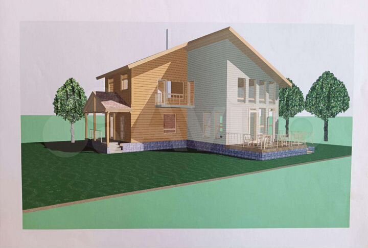 Дом 155 м² на участке 10 сот.