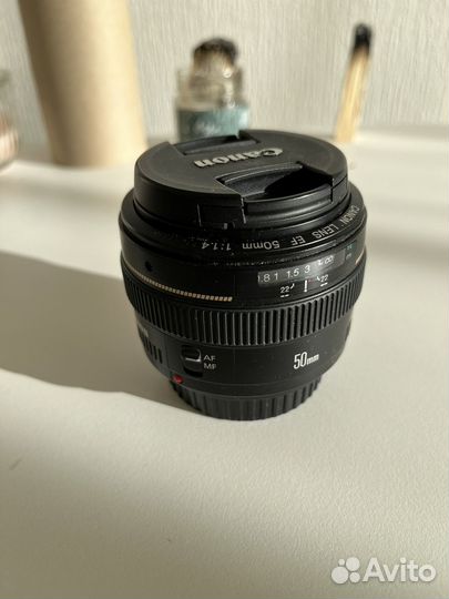 Объектив canon ef 50mm f 1:1.4