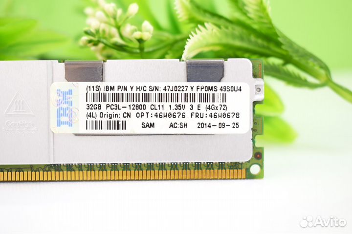 32GB DDR3 L ECC REG 1600 MHz