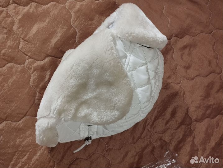 Шапка шлем зимний, ушанка детская