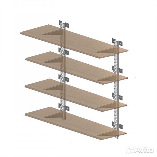 Стеллаж металлический для склада, гаража