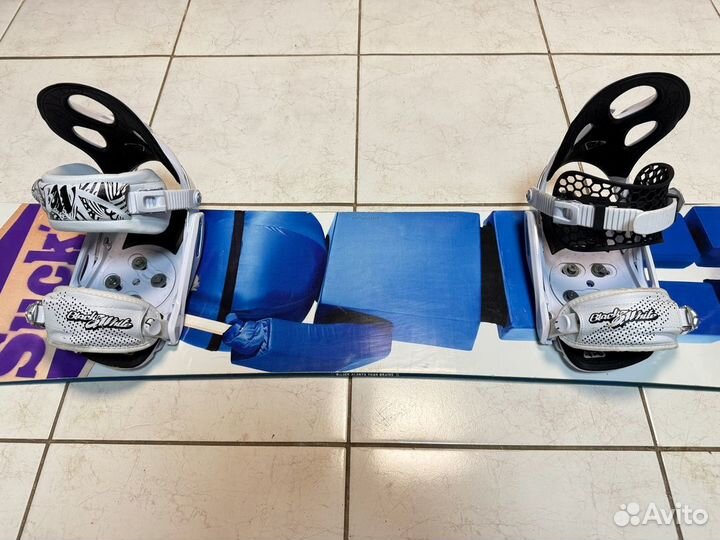 Сноуборд комплект Step Сhild -149+Black Fire-S/M