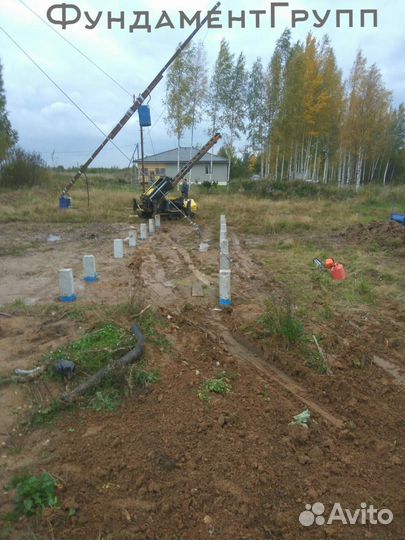 Жб сваи. Фундамент на жб сваях под ключ