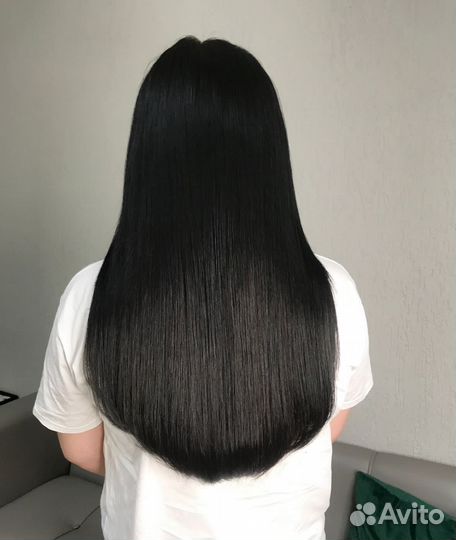 Наращивание волос модель