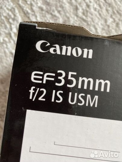 Объектив canon 35mm