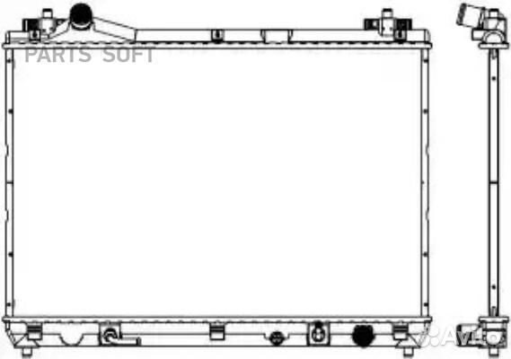 Радиатор охлаждения Сузуки Гранд Витара 2005