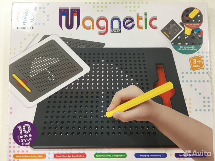 Магнитный планшет для рисования с шариками