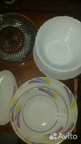 Тарелки большие и блюда СССР