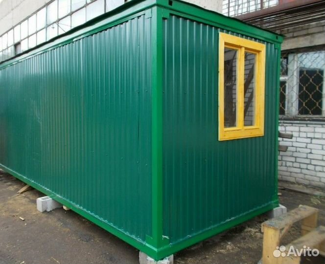 Бытовка 7 м строительная - (№4)